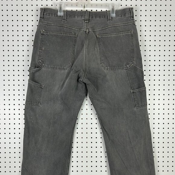 Y2K Faded Glory Carpenter Jeans 38x32 Work Wear Hammer Gray Distressed Skate 90s - Picture 2 of 9